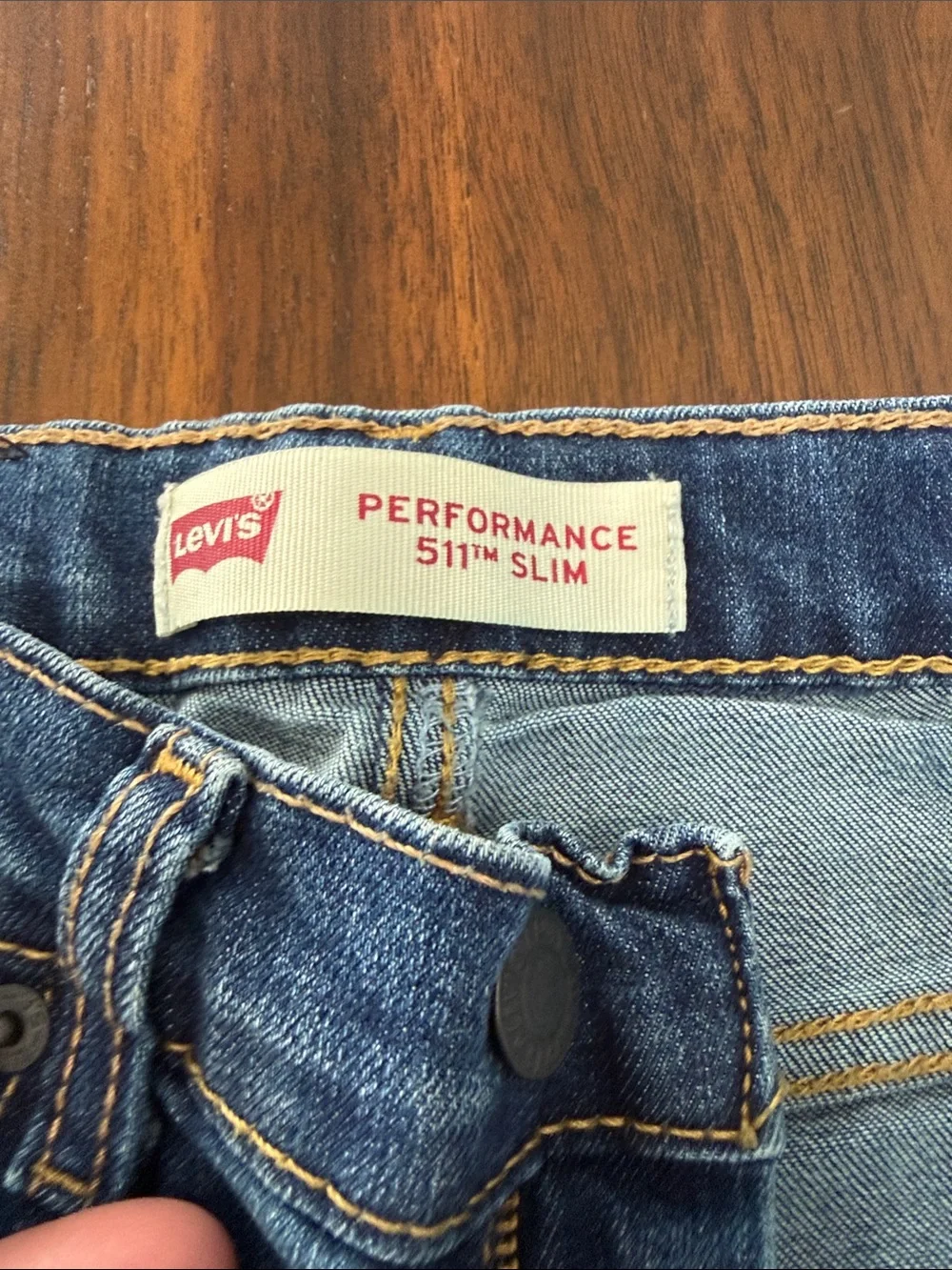 Boys Levi Blue Denim Jeans